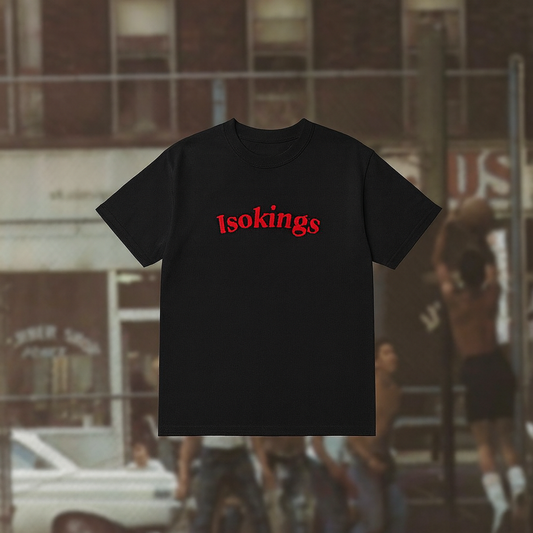 Isokings Logo T-shirt (Black&Red)