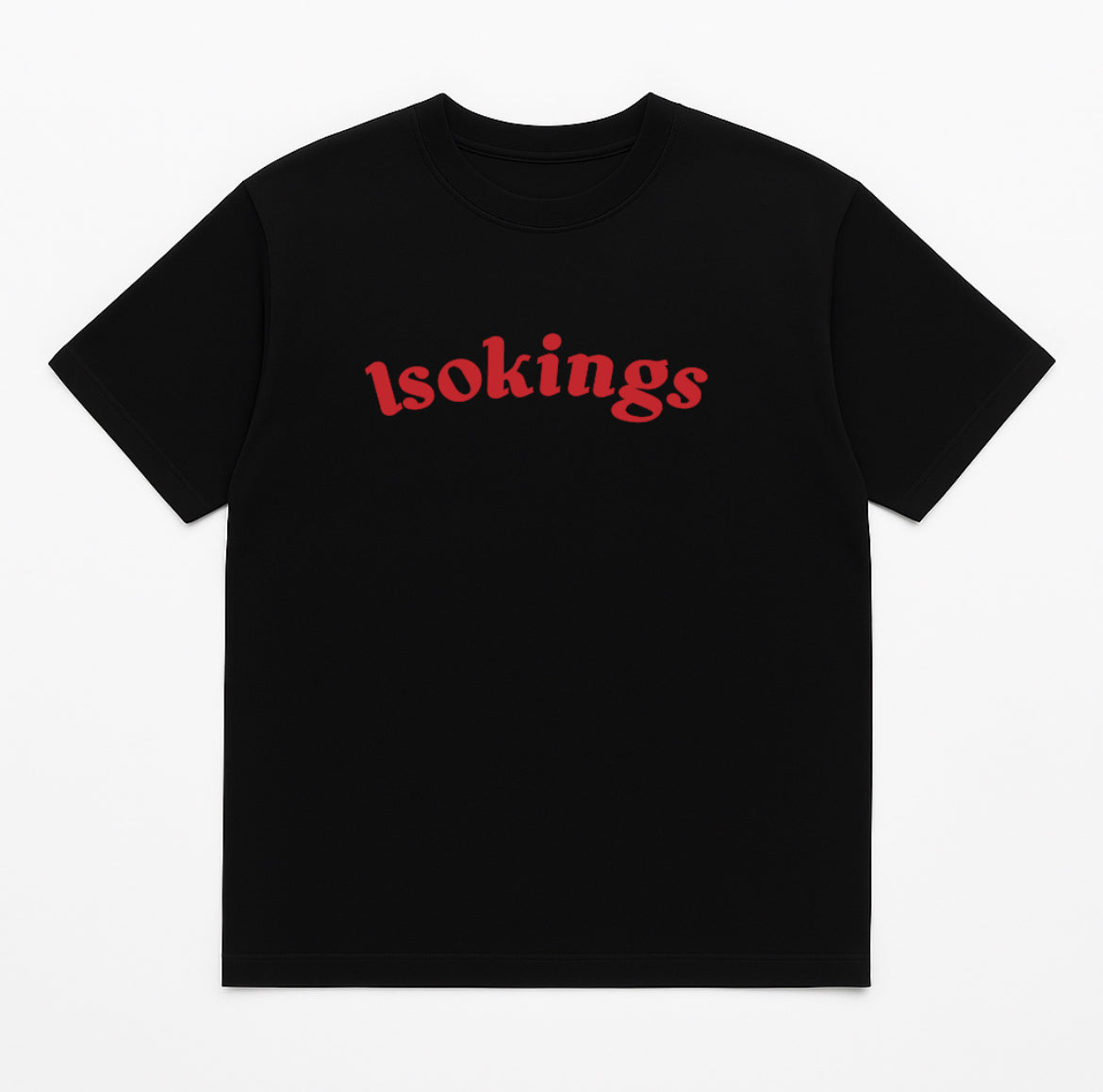 Isokings Logo T-shirt (Black&Red)